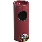 Glaro 151 Mount Everest Ash/Trash Receptacle with Sand Tray Top - 3 Gallon Capacity - 9" Dia. x 23" H - Matching Enamel Cover