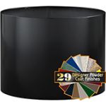 Glaro 1816 Open Top Wastebasket - 21 Gallon Capacity - 19" Dia. x 17" H - Assorted Colors