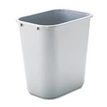 Rubbermaid 29568 Wastebasket, Medium - 28 1/8 U.S. Quart Capacity - Gray in Color