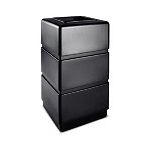 Commercial Zone 732401 - 3-Tier 38 Gallon Trash Can with Open Top Lid
