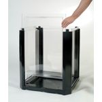 Rubbermaid 4006 Clear Replacement Panels for 3970, 3970-01, 3970-88, 3971, 3972 Containers - 27.9" L x 20.5" W x 2.75" H - Clear