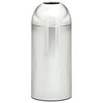 Witt Industries 415DT-PM Monarch Series Open Top Waste Receptacle - 15 Gallon Capacity - 15" Dia. x 35" H - Chrome