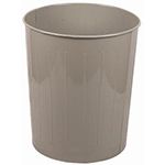 Witt Industries 5 Large Round Wastebasket - 49.6 Quart Capacity - 1 Pack of 3 - Black, Slate Or Almond