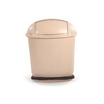 Rubbermaid 6177 Pedal Rolltop Container - 14.5 U.S. Gallon Capacity