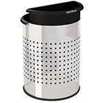 Commercial Zone 780931 Precision Series InnRoom Decorative Recycling Receptacle - 3.2 Gallon Capacity - 10 1/2" Dia. x 12 3/4" H - Stainless Steel