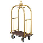 Glaro 8840 Signature Collection Bellman Cart with 4 Wheels - 41.5" L x 25" W x 78" H - Your choice of color