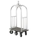 Glaro 8860 Signature Collection Bellman Cart with 6 Wheels - 41.5" L x 25" W x 78" H - Your choice of color
