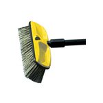 Rubbermaid 9B37 Wash Brush, Plastic Block, Flagged Synthetic Fill - 10" in Length - 2 1/2" Trim Length