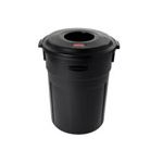 Rubbermaid 9W14 Light Duty Container Combo, Contains (1) 9W12 and (1) 9W13 - 32 Gallon Capacity - 22.25" Dia. x 29.5" H