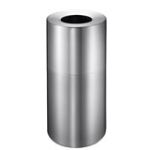 Imprezza ALMO18 Aluminum Open Top Garbage Can - 18 Gallon Capacity - Satin Aluminum