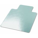 Crown Mats Executive 990 Anti-Static Studded Chair Mat for Low Pile Carpets - .125" Studs - 46” x 60” - Clear Vinyl