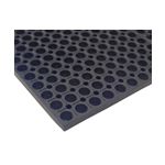 Comfort Mate 303 7/8" Indoor Anti-Fatigue Mat with Squared Edge - Black in Color
