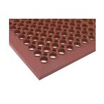 Comfort Mate 302 1/2" Indoor Anti-Fatigue Mat with Ramp Border - Red in Color