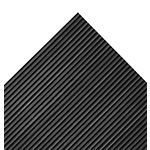 Crown Mats Corrugated Rubber Runner Mat - Black in Color