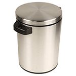 Nine Stars DZT-5-1 Infrared Touchless Waste Receptacle - 1.3 Gallon Capacity - 10" L x 8 1/2" W x 11 1/5" H - Stainless Steel