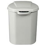 Nine Stars DZT-8-3GY Infrared Touchless Waste Receptacle - 2.1 Gallon Capacity - 12" L x 10" W x 14" H - Gray in Color