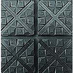 Crown Mats 776 Ergo-X-treme Drain Opening Mat for Oily Areas - Black in Color