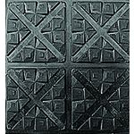 Crown Mats 775 Ergo-X-treme Grease Proof Solid Top Mat for Oily Areas - Black in Color