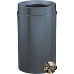 Glaro F2051 Mount Everest Funnel Top Receptacle - 33 Gallon Capacity - 20" Dia. x 35" H - Matching Enamel Cover