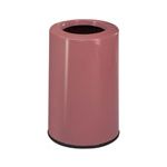 Rubbermaid / United Receptacle FG1219LO One Piece Lift-Off Fiberglass Waste Can - 6.5 Gallon Capacity - 12" Dia. x 19" H - 7" Dia. Disposal Opening