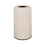 Rubbermaid / United Receptacle FG1628LO One Piece Lift-Off Fiberglass Trash Can - 15 Gallon Capacity - 16" Dia. x 28" H - 8" Dia. Disposal Opening