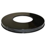 Witt Industries M3601-FTL Replacement Flat Top Lid - 23.50" Dia. x 2.125" H - Black, Brown, Green or Silver