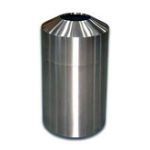 Imprezza RT30SS Raised Open Top Waste Can - 30 Gallon Capacity - 20" Dia. x 33" H - Stainless Steel