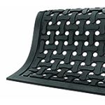 Crown Mats 648 Safe-Flow Plus Grease Proof Mat for Oily Indoor Areas - Black in Color
