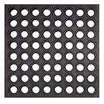 Crown Mats 680 Safety-Step Perforated General Purpose Mat for Wet Areas - Black in Color