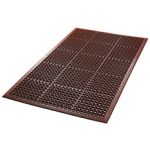 Crown Mats 636 Safewalk Grease-Proof Mat For Wet/Oily Areas - 3' x 5' - Terra Cotta in Color