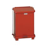 Rubbermaid / United Receptacle ST7E Square Step Can with Liner - 7-Gallon Capacity - 12" Sq. x 17" H - Red or White