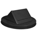 Witt Industries SWT55 Replacement Swing Top Lid - 23.75" Dia. x 10.5" H - Black, Green or Blue