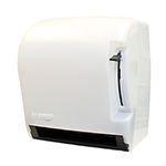 Palmer Fixture TD0220-03 Impress Lever Roll Towel Dispenser - White Translucent in Color