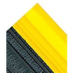 Crown Mats 410/411 Tuff-Spun Foot-Lovers Anti-Fatigue Mat For Dry Areas - Black with Yellow Border