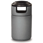 FGC2446 CornerStone Series Side Disposal Waste Receptacle - 40 Gallon Capacity - 24" Dia. x 46" H - Disposal Opening is 10.5" W x 7" H