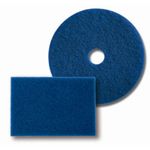 Glit/Microtron 20210 Blue Cleaner Pad - 21" Diameter - 1 case of 5 pads