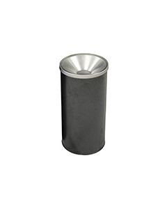 Witt Industries 2000SVN Smoking Urn with Anodized Aluminum Ashtray Top - 10" Dia. X 20" H - Silver Vein