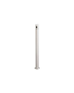 Glaro 2404SA Value-Max In-Ground Mount Smokers Pole - 3" Dia. x 43.5" H - Satin Aluminum