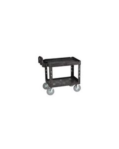 Rubbermaid 4520-10 2 Shelf Cart with Pneumatic Casters - 45.25" L x 25.88" W x 33.25" H - 500 lb capacity