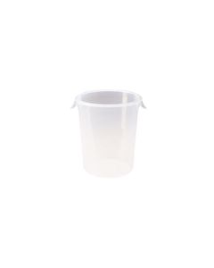 Rubbermaid 5724-24 Round Storage Container - 10" Dia. x 10.63" H - 8 qt. capacity - Clear