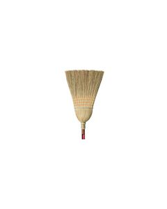 Rubbermaid 6384 Corn Broom, Warehouse, 1 1/8" dia Stained/Lacquered Handle