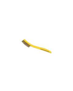 Rubbermaid 9B57 Tile and Grout Brush, Brass Bristles - 8.5" in Length - 2" x 9" Bristle Pattern