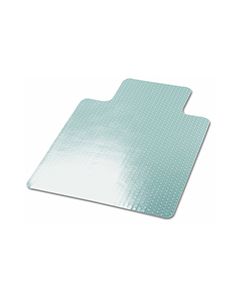 Crown Mats Standard 990 General Studded Chair Mat for Low Pile Carpets - .120" Studs - 45” x 53” - Clear Vinyl