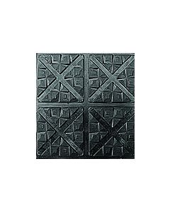 Crown Mats 775 Ergo-X-treme Grease Proof Solid Top Mat for Oily Areas - Black in Color