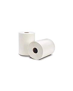 EnviroPaper Recycled White Roll Towels- 8" Roll- 600 Feet Per Roll - 12 Rolls Per Case