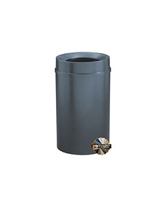 Glaro F2051 Mount Everest Funnel Top Receptacle - 33 Gallon Capacity - 20" Dia. x 35" H - Matching Enamel Cover