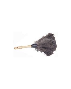 Lambskin P20G Premium Grey Ostrich Feather Duster - 9" Plume, 20" overall length