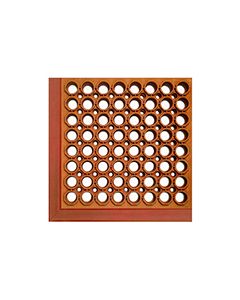 Crown Mats 646 Safewalk-Light Grease Resistant Mat For Oily Areas - Terra Cotta in Color