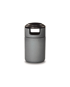FGC2446 CornerStone Series Side Disposal Waste Receptacle - 40 Gallon Capacity - 24" Dia. x 46" H - Disposal Opening is 10.5" W x 7" H