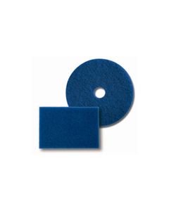 Glit/Microtron 20204 Blue Cleaner Pad - 15" Diameter - 1 case of 5 pads